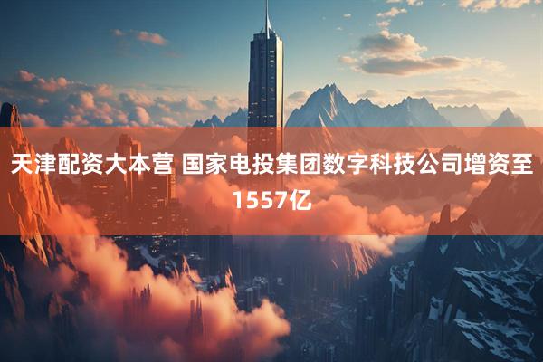 天津配资大本营 国家电投集团数字科技公司增资至1557亿